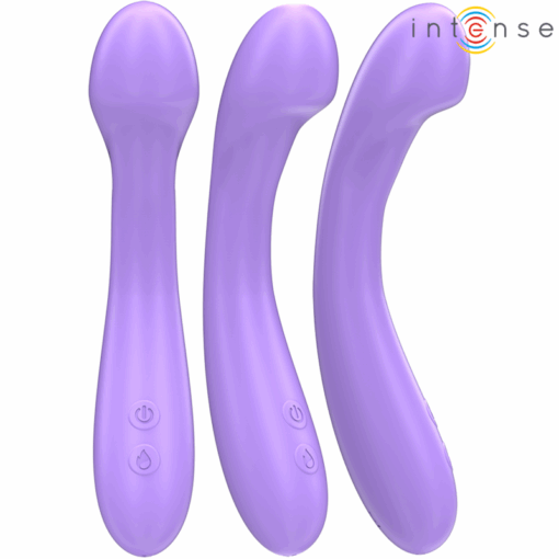 INTENSE – BECKY VIBRADOR 19 CM CALENTABLE 7 VIBRACIONES MORADO - intimamenities.com