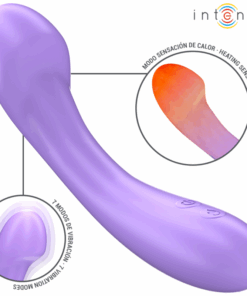 INTENSE – BECKY VIBRADOR 19 CM CALENTABLE 7 VIBRACIONES MORADO - intimamenities.com