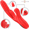 INTENSE – KAROL VIBRADOR MULTIFUNCIÓN EMPUJE & ESTIMULACIÓN & ONDAS ESTIMULADORAS ROJO - intimamenities.com