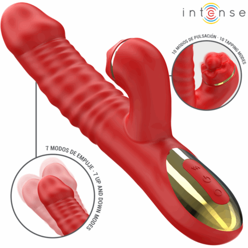 INTENSE – THALIA VIBRACIÓN & EMPUJE & ESTIMULACIÓN ROJO - intimamenities.com