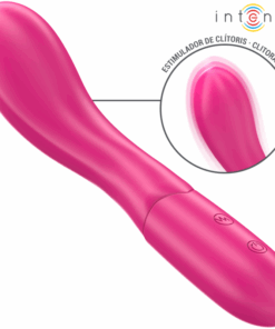 INTENSE - LISETTE VIBRADOR 19 CM FLEXIBLE 10 VIBRACIONES ROSA