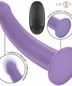 INTENSE – EDDIE VIBRADOR 17,5 CM 10 VIBRACIONES MORADO CONTROL REMOTO - intimamenities.com
