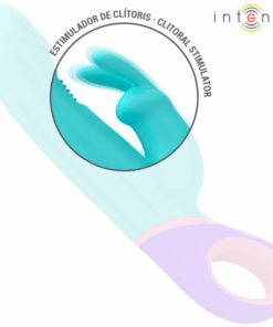 INTENSE – MÓNICA VIBRADOR RABBIT CON ESTIMULADOR ROTATORIO DEL PUNTO G AZUL - intimamenities.com