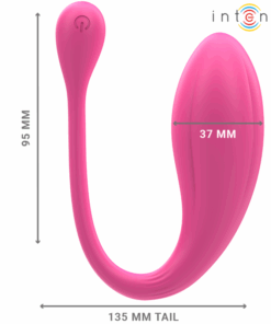 INTENSE – JANICE VIBRADOR U DOBLE ESTIMULACIÓN 10 VIBRACIONES ROSA CONTROL REMOTO - intimamenities.com
