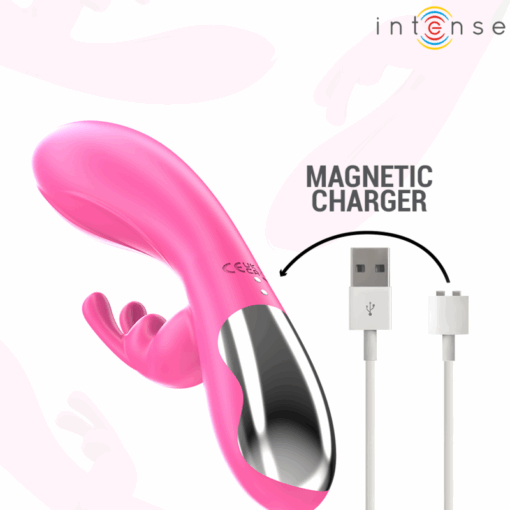 INTENSE – RANDALL VIBRADOR RABBIT 10 VIBRACIONES ROSA - intimamenities.com