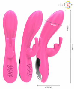INTENSE – RANDALL VIBRADOR RABBIT 10 VIBRACIONES ROSA - intimamenities.com