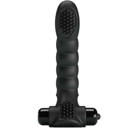PRETTY LOVE - ALEXANDER VIBRADOR DE DEDO 10 VIBRACIONES NEGRO - Imagen 2