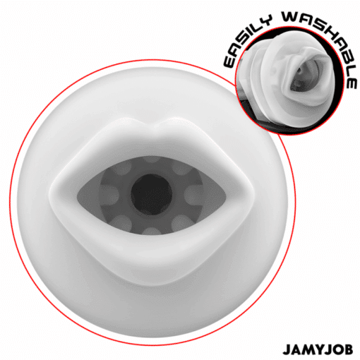 JAMYJOB - MEGABITE MASTURBADOR BOCA AUTOMTICO 5 MODOS ONDAS ESTIMULADORAS Y VIBRACIàN - Imagen 5
