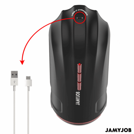 JAMYJOB - MEGABITE MASTURBADOR BOCA AUTOMTICO 5 MODOS ONDAS ESTIMULADORAS Y VIBRACIàN - Imagen 6