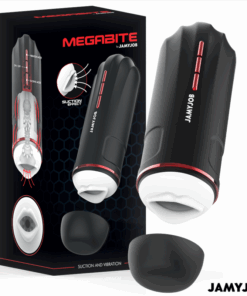 JAMYJOB - MEGABITE MASTURBADOR BOCA AUTOMTICO 5 MODOS ONDAS ESTIMULADORAS Y VIBRACIàN