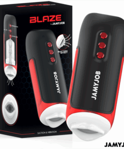 JAMYJOB - BLAZE MASTURBADOR BOCA AUTOMTICO 5 MODOS ONDAS ESTIMULADORAS Y VIBRACIàN