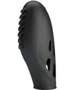 PRETTY LOVE - GILO VIBRADOR DE DEDO SILICONA NEGRO