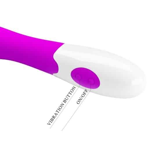 PRETTY LOVE – ELEMENTAL VIBRADOR 30 MODOS DE VIBRACIÓN MORADO - intimamenities.com