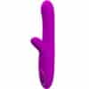 PRETTY LOVE – ANGELIQUE VIBRADOR MULTIFUNCIÓN + ESTIMULADOR DE CLÍTORIS MORADO - intimamenities.com
