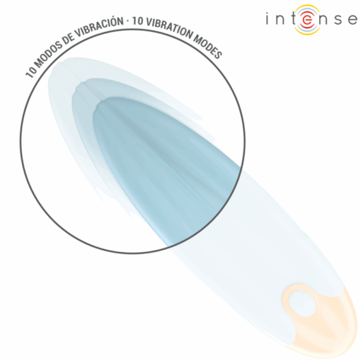INTENSE – MIKE BALA VIBRADORA 10 VIBRACIONES AZUL - intimamenities.com
