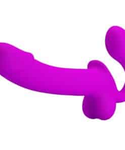 PRETTY LOVE - KELPIE ESTIMULADOR STRAP-ON DOBLE MORADO