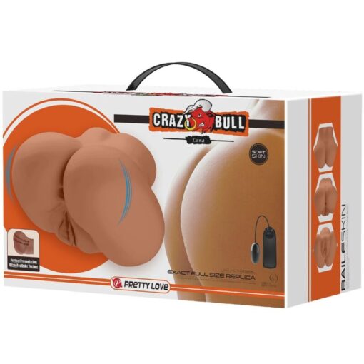 CRAZY BULL - LUNA TRASERO VIBRADOR CON VAGINA Y ANO REALÍSTICO NATURAL CONTROL REMOTO - Imagen 9
