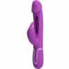PRETTY LOVE – KAMPAS VIBRADOR RABBIT MULTIFUNCIÓN 3 EN 1 MORADO - intimamenities.com
