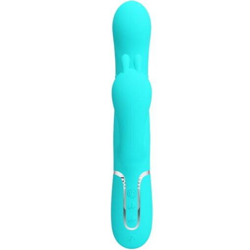 PRETTY LOVE – CAMMY TRIPLE VIBRADOR RABBIT MULTIFUNCIÓN 4 EN 1 AZUL - intimamenities.com