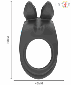 INTENSE – SAM ANILLO DOBLE VIBRADOR PENE 10 VIBRACIONES NEGRO - intimamenities.com