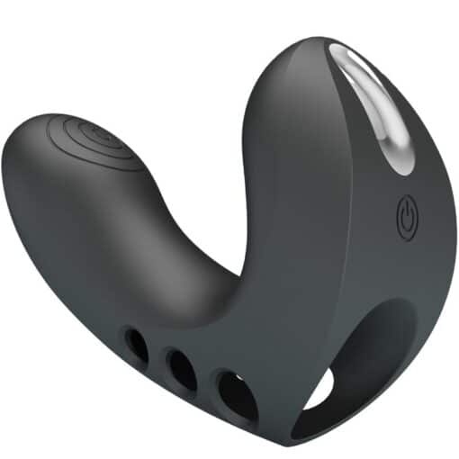 PRETTY LOVE - CAMELIA VIBRADOR DE DEDO 7 VIBRACIONES NEGRO - Imagen 2