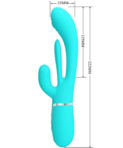 PRETTY LOVE – SHANIA TRIPLE VIBRADOR RABBIT MULTIFUNCIÓN 3 EN 1 - intimamenities.com