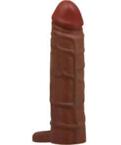 PRETTY LOVE - KAILE FUNDA PARA PENE CON EXTENSIÓN DE 2.5 CM MULATO