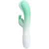 PRETTY LOVE – CERBERUS VIBRADOR RABBIT 3O VIBRACIONES VERDE - intimamenities.com