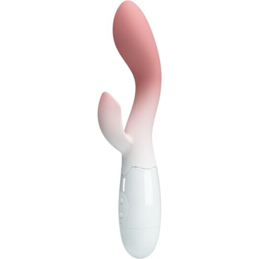 PRETTY LOVE – BRIGHTY VIBRADOR PUNTO G + ESTIMULADOR CLÍTORIS 30 VIBRACIONES ROSA - intimamenities.com