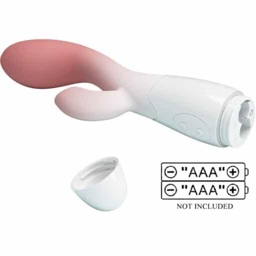 PRETTY LOVE – BRIGHTY VIBRADOR PUNTO G + ESTIMULADOR CLÍTORIS 30 VIBRACIONES ROSA - intimamenities.com
