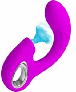 PRETTY LOVE – SIBEL VIBRADOR PUNTO G + ESTIMULADOR CLÍTORIS 10 VIBRACIONES MORADO - intimamenities.com