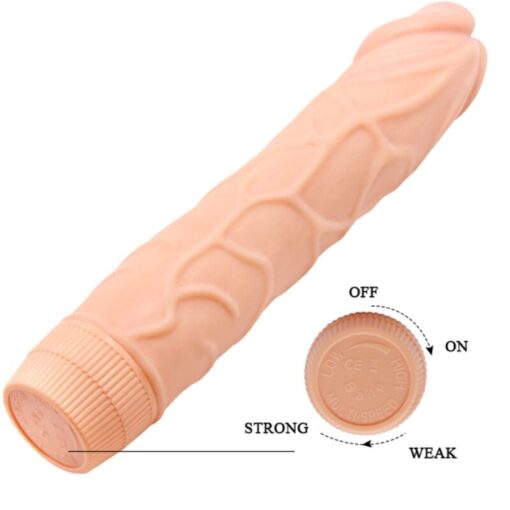 BAILE – BOB VIBRADOR REALÍSTICO 22.5 CM NATURAL - intimamenities.com