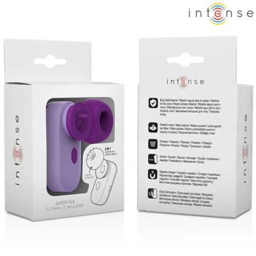INTENSE - SABRINA TRAVEL SET ESTIMULADOR DE CLÍTORIS VIOLETA - Imagen 7