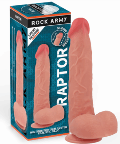 ROCKARMY - RAPTOR DILDO REALISTA DUAL DENSITY LIQUID SILICONE 24 CM -O- 4.4 CM
