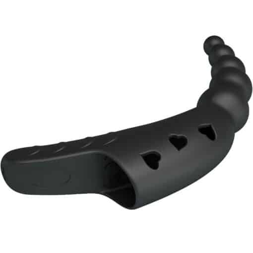 PRETTY LOVE - JORDIN VIBRADOR DE DEDO 10 VIBRACIONES NEGRO - Imagen 4
