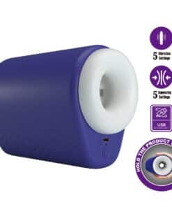 PRETTY LOVE - DJ LADY MASTURBADOR MASCULINO CON VIBRACIàN 5 CONFIGURACIONES MORADO
