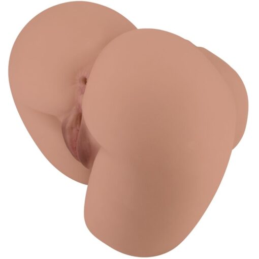 CRAZY BULL - BERNACE TRASERO VIBRADOR CON VAGINA Y ANO REALÍSTICO NATURAL CONTROL REMOTO - Imagen 3