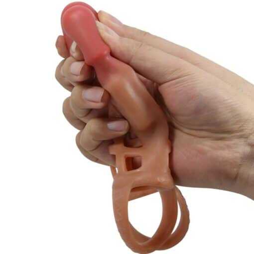 PRETTY LOVE - PRESTON FUNDA PARA PENE CON VIBRACIÓN DE 18 CM - Imagen 5