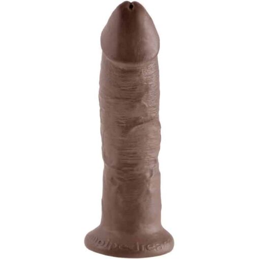 KING COCK - 9 PENE MARRÓN 22.9 CM - Imagen 2