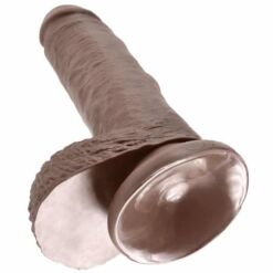 KING COCK - 7 PENE REALÍSTICO MARRÓN 17.8 CM - piKanteo | Despierta tu lado más piKante