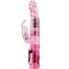 BAILE – MINI ROTADOR RABBIT ROSA SUPERESTIMULADOR - intimamenities.com