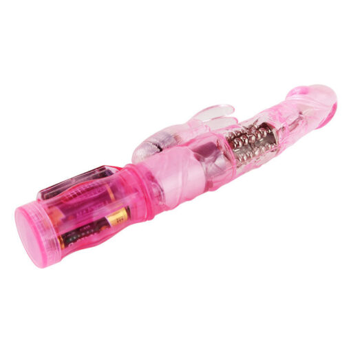 BAILE – MINI ROTADOR RABBIT ROSA SUPERESTIMULADOR - intimamenities.com