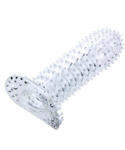 BAILE - FUNDA PARA PENE CON PUNTOS ESTIMULANTES ROSA 14 CM