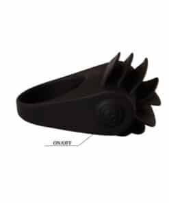 PRETTY LOVE – CHESTER ANILLO VIBRADOR NEGRO - intimamenities.com