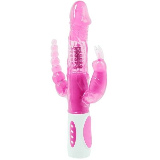 BAILE – PRETTY BUNNY TRIPLE VIBRADOR ROTADOR - intimamenities.com