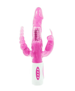 BAILE – PRETTY BUNNY TRIPLE VIBRADOR ROTADOR - intimamenities.com
