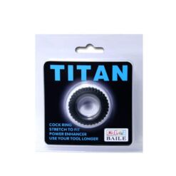 BAILE - TITAN COCKRING BLACK 1.9 CM - piKanteo | Despierta tu lado más piKante