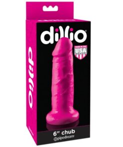 DILLIO - DILDO CON VENTOSA CHUB 15.2 CM ROSA