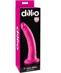 DILLIO - DILDO CON VENTOSA 17.8 CM - ROSA