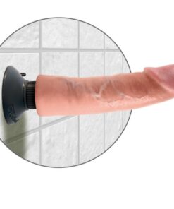 KING COCK – DILDO VIBRADOR 23 CM NATURAL - intimamenities.com